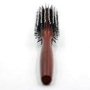 Wood Round Hair Curly Comb With Ball Tip Anti Static Natural Styling Hair B