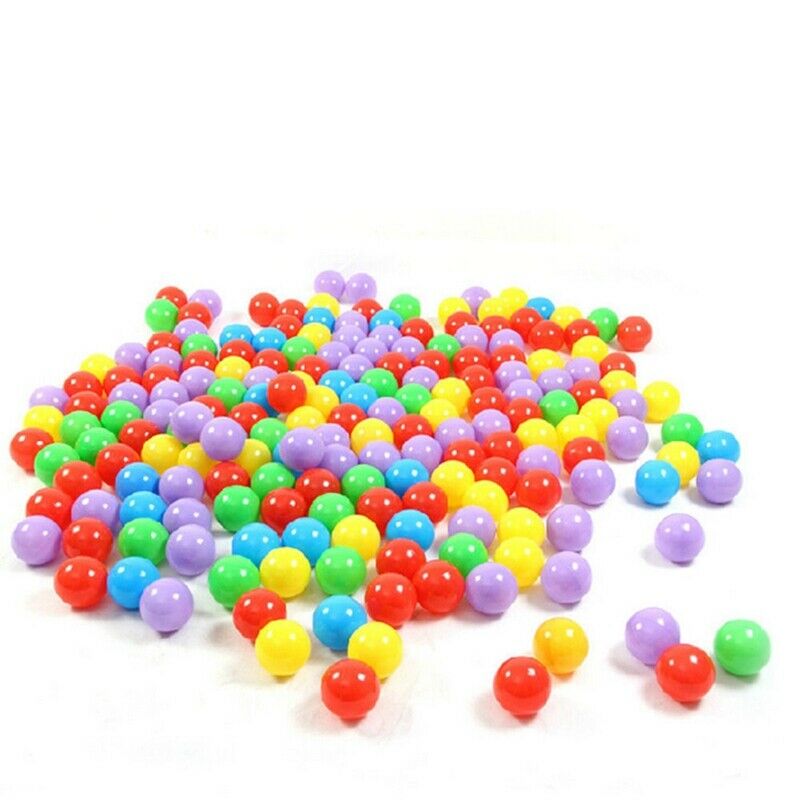 100Pcs Colorful Ball Soft Plastic Ocean Ball Funny Baby Kids Swim Pit Pool  H2P9