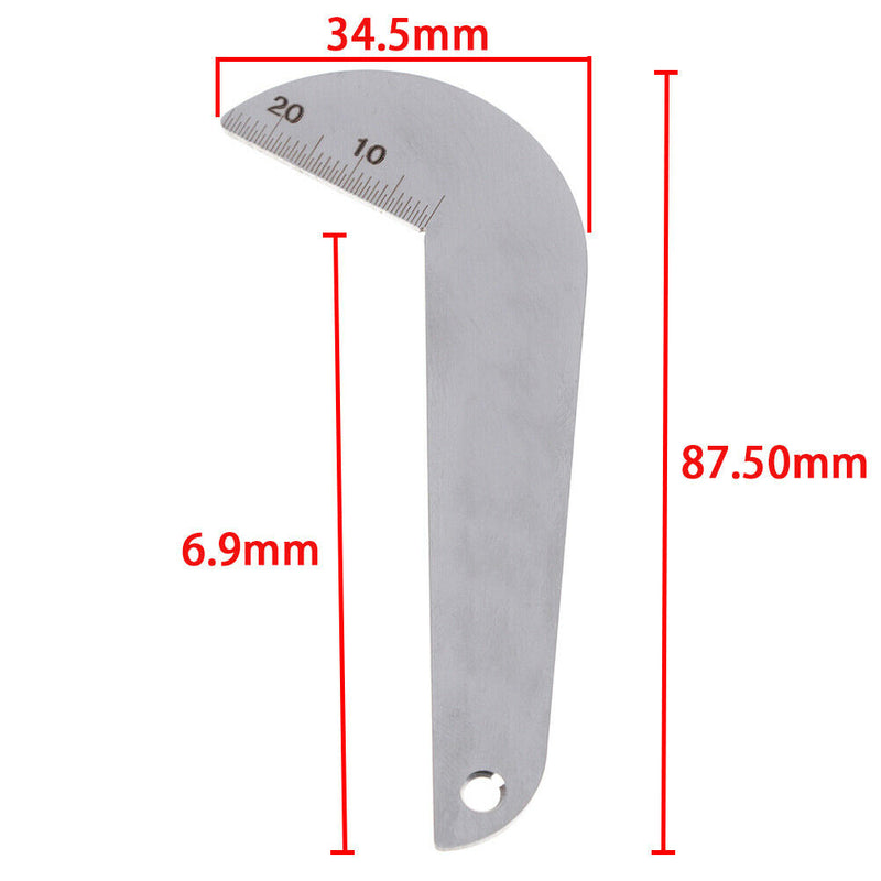 Drill bit gauge edge dimension gage 118 degree drill bit sharpening angle to Gw