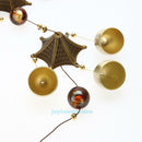 Peacock Wind Chime Tubes Bells Rustic Hanging Ornament Home Garden Decor Gift