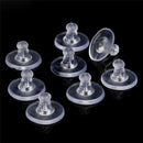 50PCS Heavy Duty Rubber Earring Backs Sleeves Holders Stoppers Soft Nut SilicoES