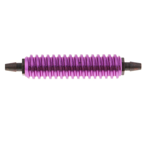 1/8 RC Nitrol Engine Fuel Tank Air Cooler Back Pressure Metal Purple for HSP