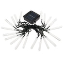 Outdoor Solar LED Lamps 3.5M 20 LED Ice Piton Lamp luces Warm White
