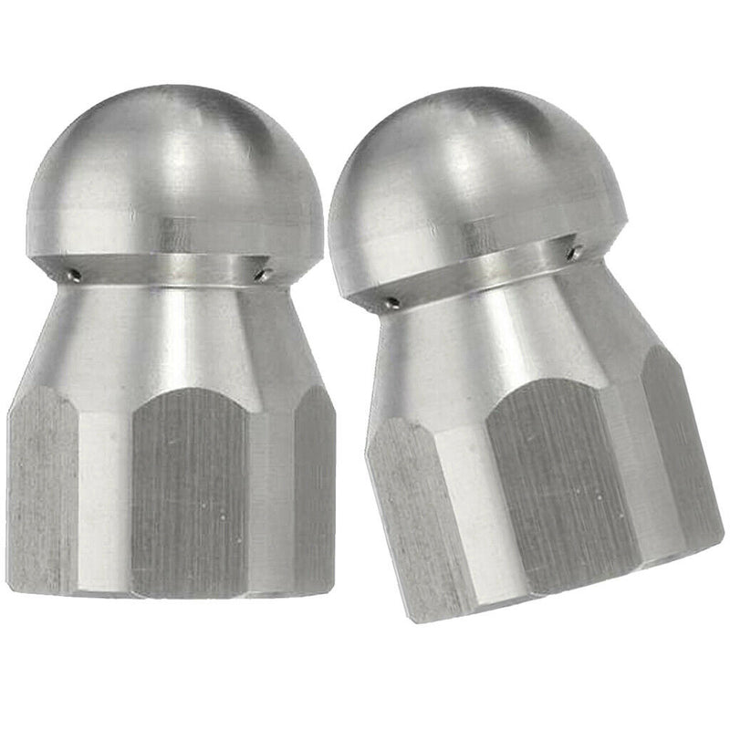 1/4 M Drain Pipe Jetter Rotary Nozzle Quick Release Pressure Sewer Nozzles