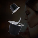 50Sets Refillable Coffee Capsules Cup Disposable Coffee Capsules Packaging