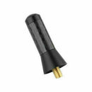Black Carbon Fiber Screw Aluminum Car SUV Radio AM / FM Aerial Antenna Universal