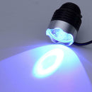 LED UV Flashlight Adjustable Brightness USB Charging Purple Electric Torch