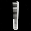 Professional Flat Top Comb Hair Care Stylist Hair Cutting Tool White