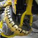 25cm Exhaust Pipe Protector Guard Heat Shield for 2 Stroke Motorcycle Black