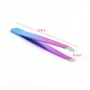 1pcs Stainless Steel Tweezers for Hair Eyebrow Plucker Nail Beauty SlantedF3C
