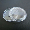 300pcs Coin Boxes Plastic Clear Round Coin Capsules 20mm & 25mm & 27mm