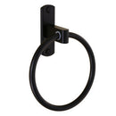 Black Towel Ring,Towel Rack, European Toilet,Circular Towel Hanging Ring, A W8W3