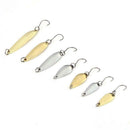 31pcs Metal Artificial Sequins Fishing Lure Hard Bait 132g with Single Hook