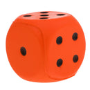 Sponge Dice Foam Dot Dice Children Playing Dice for Math Teaching Orange