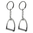 2pcs Zinc Alloy  Equestrian Key Chain Keyfob Key Ring Horse Style