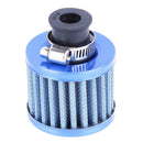 Details about  12mm Blue Car Motor Cold Air Intake Filter Turbo Vent Crankc