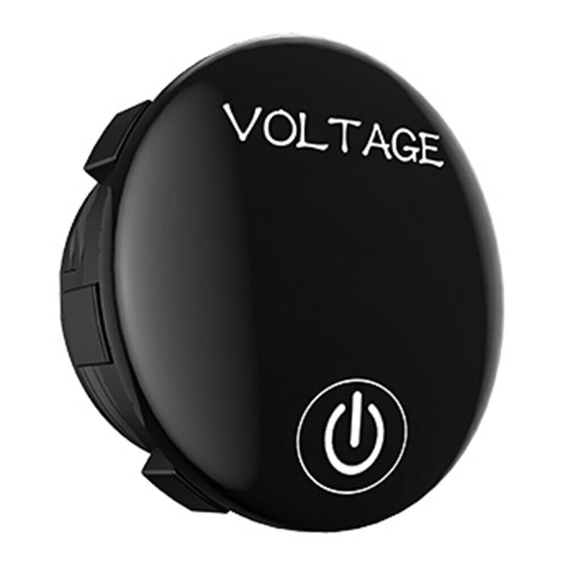 Car DC 5-48V Panel Voltmeter Touch Switch Battery Capacity Tester (Blue)