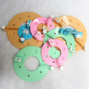 1Set 4 Sizes Pom Pom Maker Fluff Ball Weaver Needle Knitting Tool Yarn