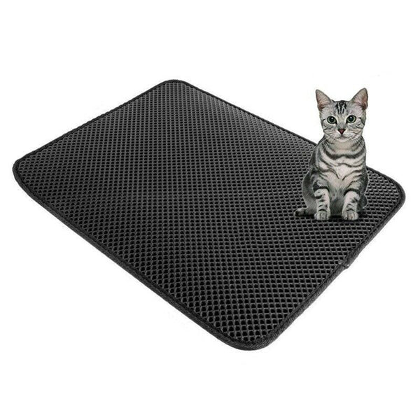 Cat Litter Mat Litter Trapping Litter Mat Honeycomb Double Layer Waterproof