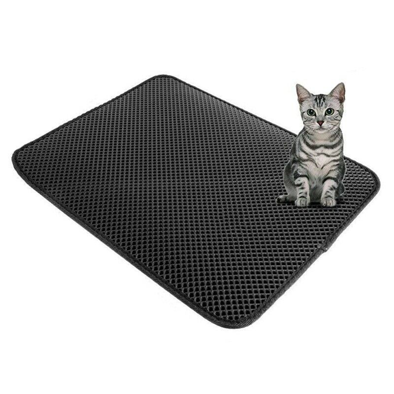 Cat Litter Mat Litter Trapping Litter Mat Honeycomb Double Layer Waterproof