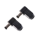 2Pc 2.5x5.5mm Right Angle 90Â° Male Plug Jack DC Tip Socket Connector Adapter ME