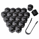 20PCS 21mm Car Hub Screw Cover Car Wheel Nut Lug Dust Cover Caps Bolt Rim BVO