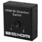 HDMI Switcher 2 Ports Bi-direction Manual Switch 2 x 1 / 1 x 2 HDMI Hub-HDC Q9Q7