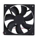 5X(120mm x 25mm 12V 2Pin Sleeve Bearing Cooling Fan for Computer Case Z9U9)