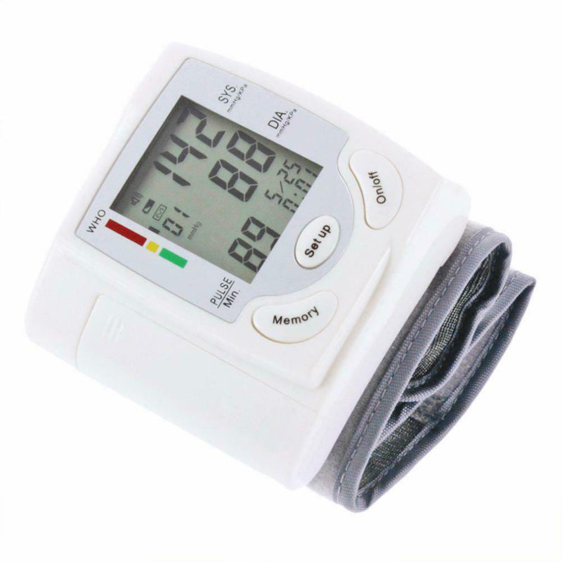 Health Care Arm Meter Pulse Wrist Blood Pressure Monitor Sphygmomanometer A