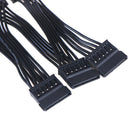 SATA 15Pin 1 to 5 SATA hard drive power line hard disk expansion line 3C