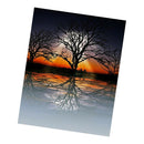 DIY 5D Diamond Painting Full Drill Sunlight Tree Moon Sea Embroidery 25*30cm