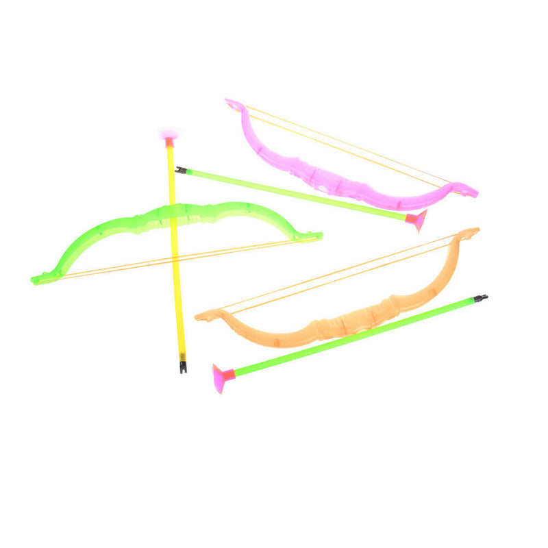 Plastic Soft Slingshot Arrow Set Kids Children  Educational Outdoor Toys GiftsJR