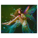 Fairy DIY Round Diamond Painting Embroidery Needlework Cross Stitch Craft