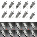 20Pcs Kitchen Cabinet Door Soft Close Buffer Anti Split Drawer Stopper Gray