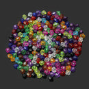 Fashion Charm Bicone Acrylic Beads Spacer 4mm Mixed Colors 200 Pcs Wholesale