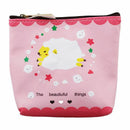 Waterproof Zipper Pencil Case Cute A lamb Portable Key Coin Purse Makeup Ba