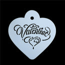 Valentine Cappuccino Coffee Stencils Cake Template Mold Strew Flowers To NT3C