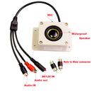 Waterproof Outdoor Mic Speaker 2 in1 for Security IP Camera Audio