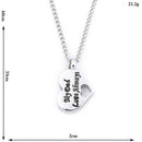 My dad love always Urn Pendant Cremation Ashes Memory NecklaceBX