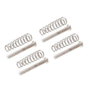 4 Screws + 4 Strong Springs Coil Pickup Mounting Screws for Fender Strat Te