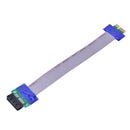 20CM PCI-E 1X Professional Riser Card Ribbon Extender Extension CabME