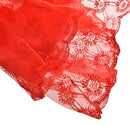 1x Red Embroidery Luxurious Wedding Lace 4 Layers Dress for  s SP