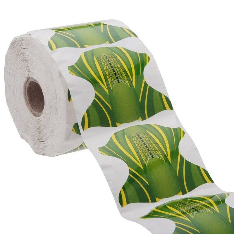 500 pcs Nail Art Acrylic Tip Gel Guide Extension nail style tools Curl form Q5F7