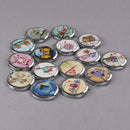 Women makeup compact pocket owl mirrors portable double-side folding mirror  JR