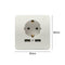 10A Charging Panel Household USB Port Wall Socket EU Plug Electric Socket