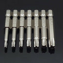 7Pcs Set Star Bit Screwdriver Drill Bits Screw Driver Magnetic 1/4Inch Hex