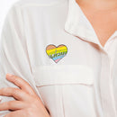 Women Men Rainbow Colorful Brooch Enamel Clothes Badge Collar Lapel Pin (3) A