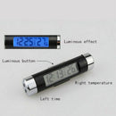 Mini LCD Light Digital Clock Thermometer Temperature Temp Clip Inter a1J Gw