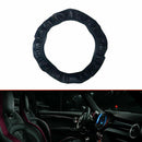Car Steering Wheel Cover Protector Glove Universal Black Perforated Leather 2020