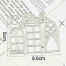 DIY Windows Shaped Cutting Die Carbon Steel Stencil Dies Cutting K7W6 Z2F4